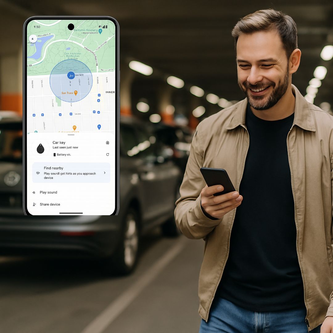 Bluetooth GPS Tracker for Android Phones Work with Google Find Hub App Key Finder Pet Smart Tag for Xiaomi Samsung Pixel Oneplus