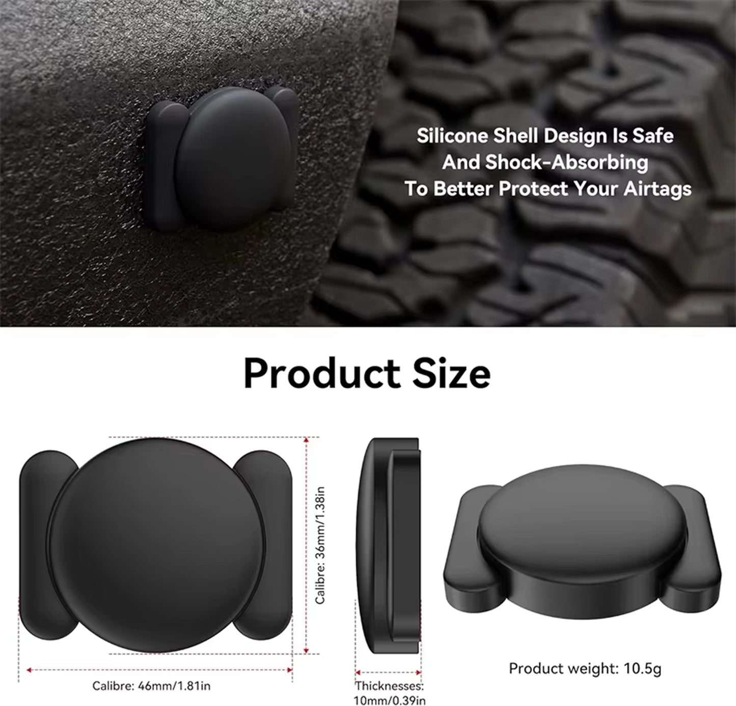 Magnetic GPS Tracker Case