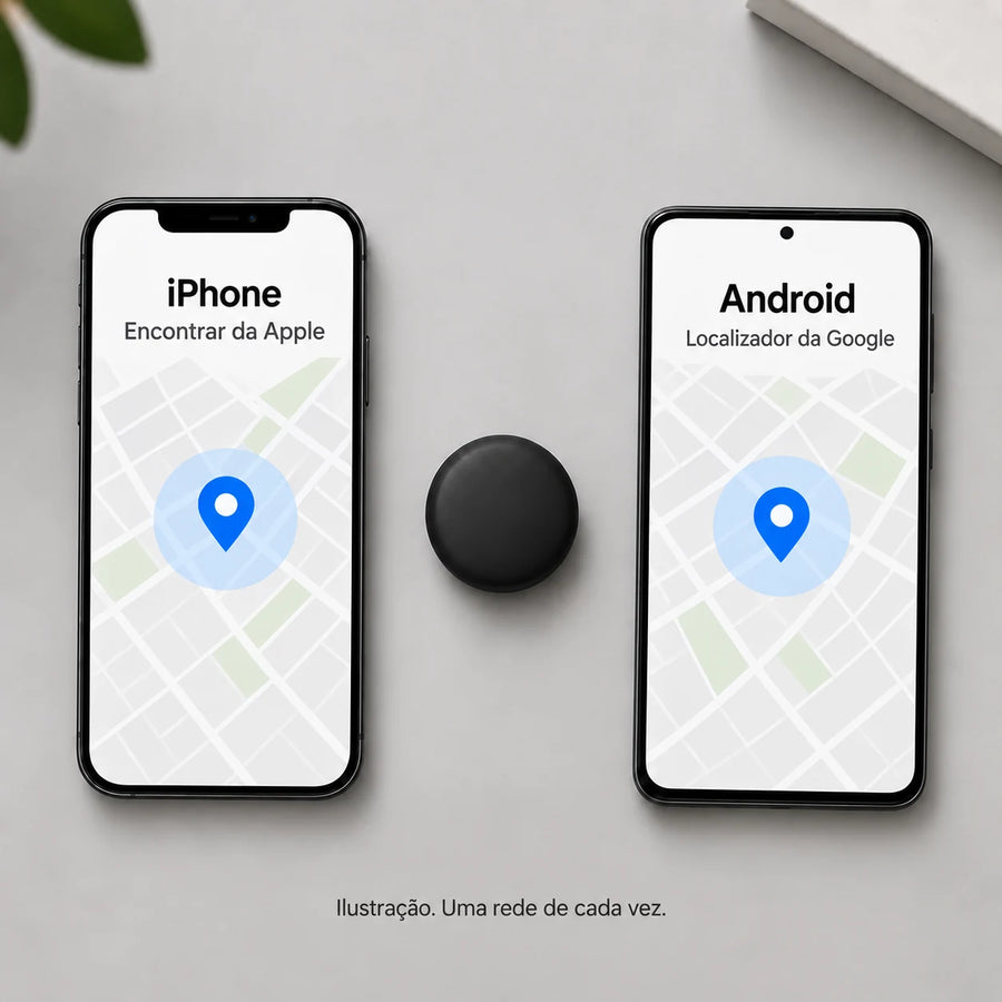 Funciona com o meu Android. E com o iPhone dela.